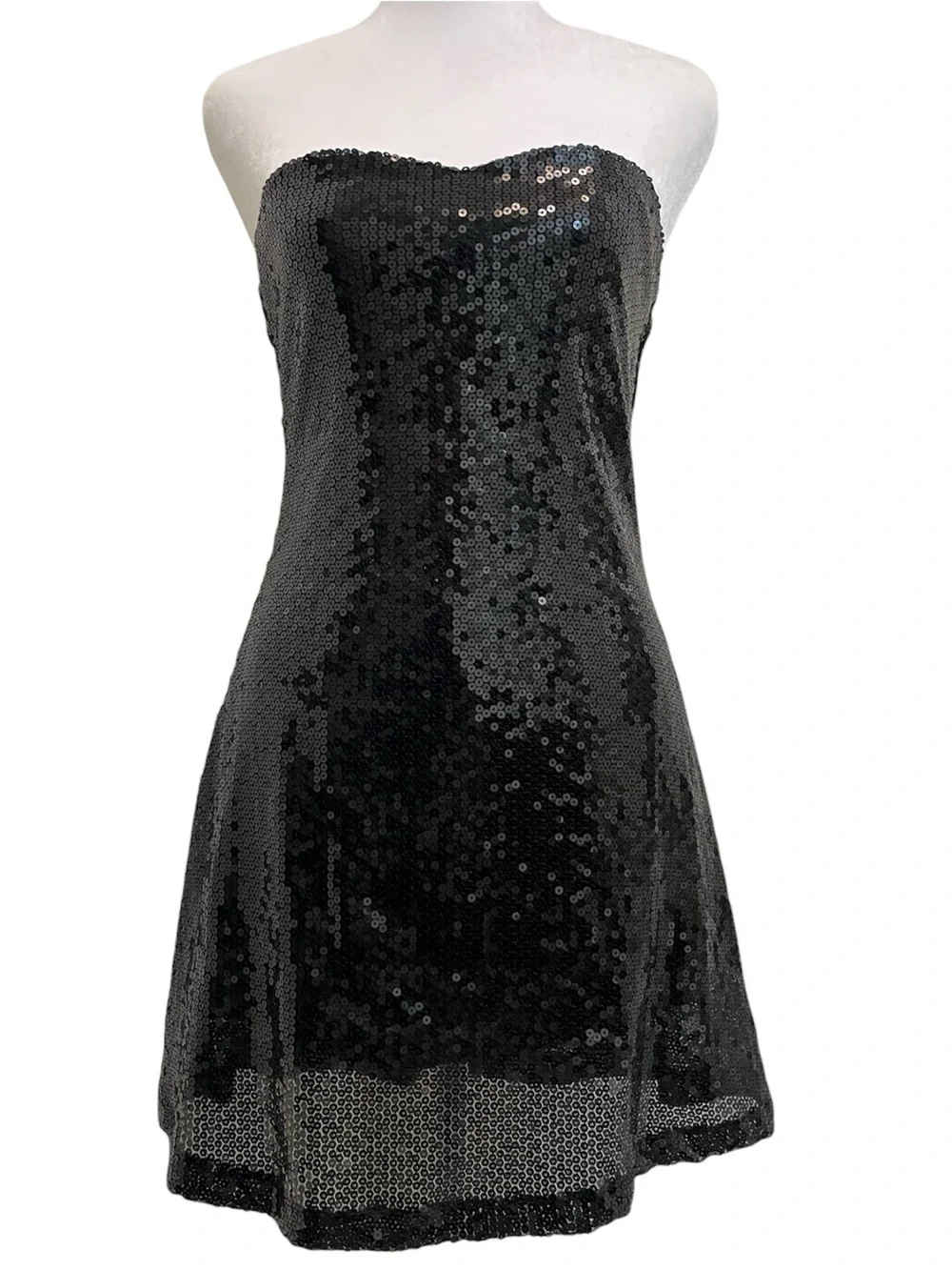 Wet Seal Dresses | Wet Seal Y2k Black Sequin Strapless Mini Tube Dress | Color: Black | Size: S | Pm-25965641's Closet Wet Seal Dresses | Wet Seal Y2k Black Sequin Strapless Mini Tube Dress | Color: Black | Size: S | Pm-25965641's Closet